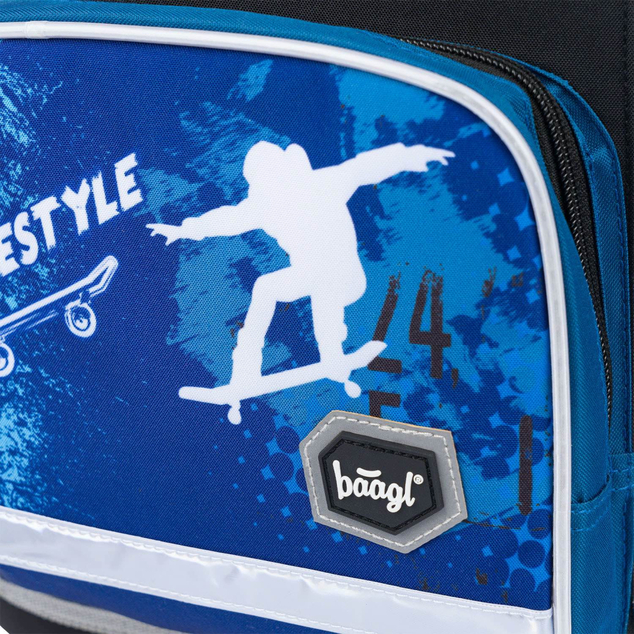 BAAGL Iskolai táska Ergo Skateboard