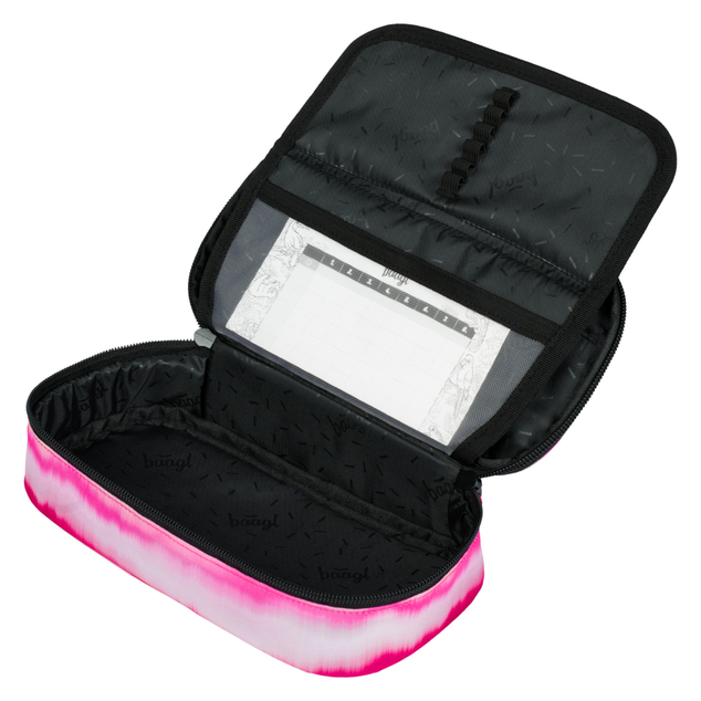 BAAGL SADA 3 Skate Pink Stripes: zaino, astuccio, tasca
