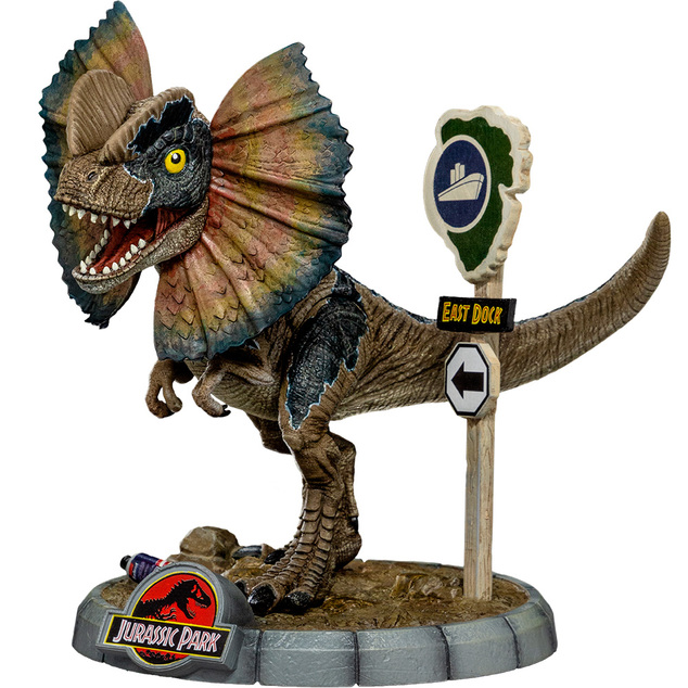 Iron Studios MiniCo Jurassic Park - Dilophosaurus Figur