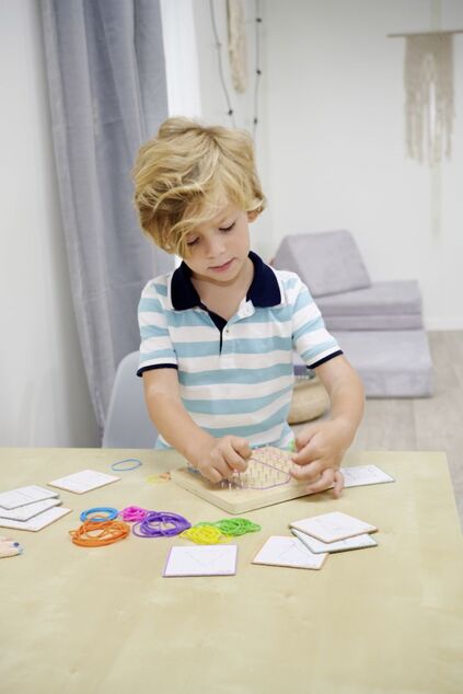 Montessori Geometrická doska