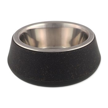 Cuenco Dog Fantasy acero inoxidable EcoStyle gris 14cm, 480ml