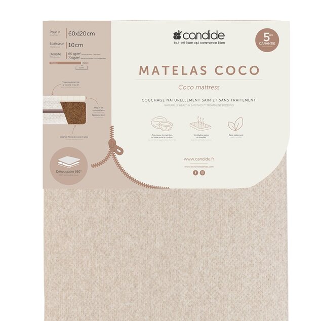 Materasso Coco 60x120x10 cm