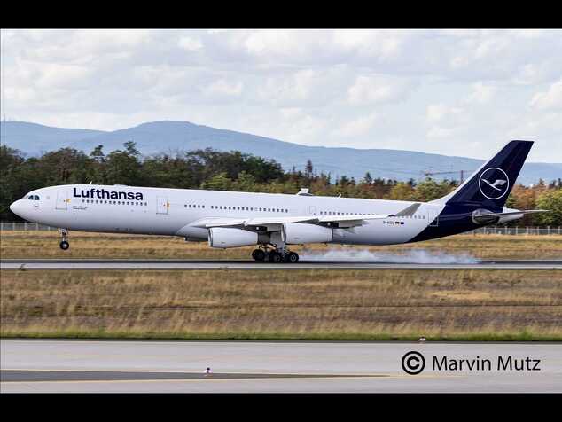 Plastic ModelKit letadlo 03803 - A340-300 Lufthansa New Livery (1:144)