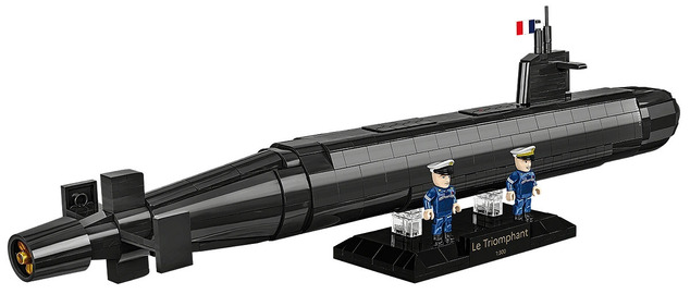 Cobi 4859 Armed Forces Sous-marin SNLE 4v1, 1:300, 643 k, 2 f
