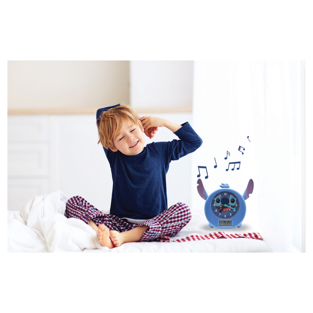 Lexibook Budík Disney Stitch - spoločník pre ľahké zaspávanie