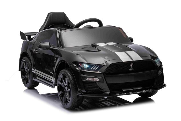 Elektrické autíčko Ford Shelby Mustang GT 500 Cobra, čierne, 2,4 GHz diaľkové ovládanie
