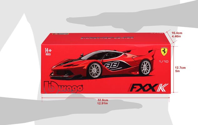 Bburago 1:18 Ferrari Signature Serie FXX K Rot