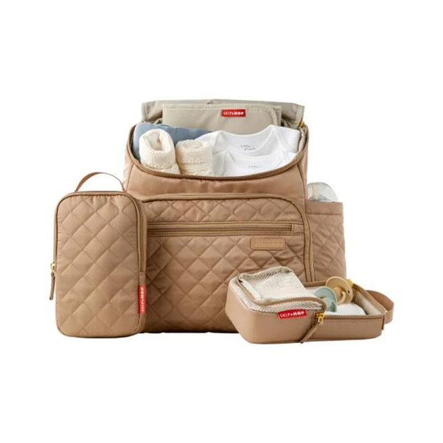 SKIP HOP Wickeltasche/Rucksack Forma Camel
