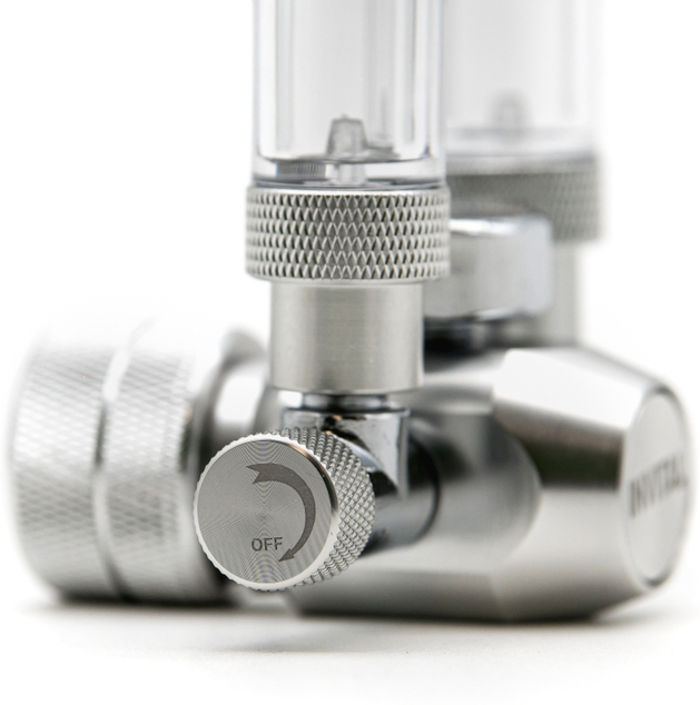 CO2-Set Standard DUO ohne automatische Abschaltung ohne Flasche mit Zubehör