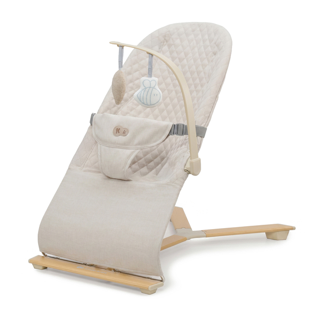 KINDERKRAFT Wippe Mimi Beige Holz, bis 9 kg
