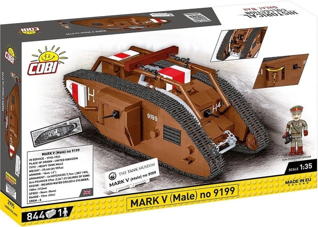 Cobi Great War Mark V no 9199, 1:35, 848 k, 1 f