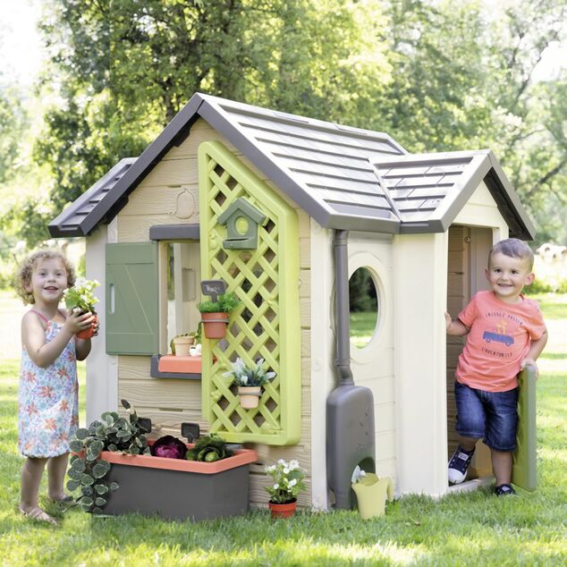 Smoby Domček Life záhradnícky rozšíriteľný