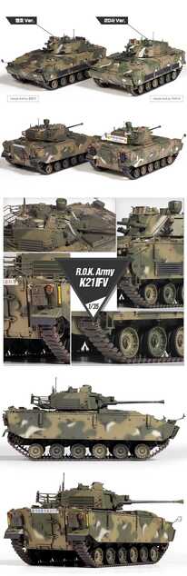 Modellbausatz Militär 13566 - R.O.K. Armee K21 IFV (1:35)