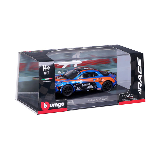Bburago 1:43 Racing Alpine A110 CUP in decorative box