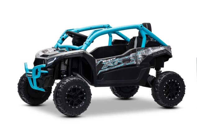 Elektrické autíčko Kawasaki TERYX KRX 1000 12V, modré, jednomiestne, odpružená zadná nápra