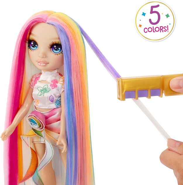 Rainbow High Bábika s kriedami na vlasy - Amaya