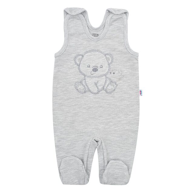 Neugeborenen-Set für die Entbindungsstation New Baby Sweet Bear grau 56 (0 - 3 Monate)