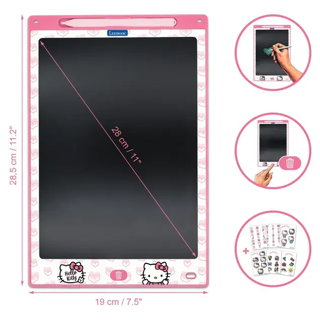 Kresliaci tablet s E-inkom - Hello Kitty
