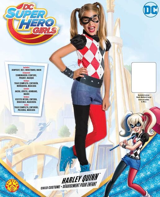 HARLEY QUINN Kinderkostüm Größe (122-128cm)