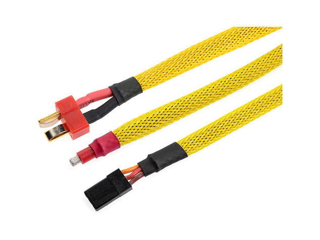 Ochranný káblový oplet 6mm žltý (1m)