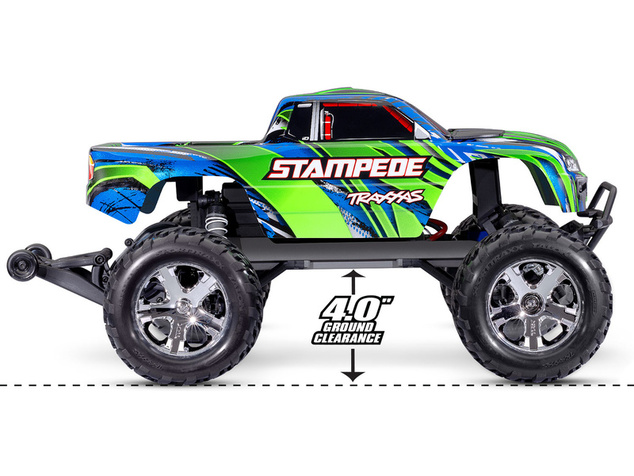 Traxxas Stampede 1:10 HD RTR zelený