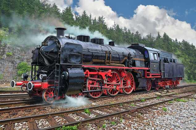 ModelSet locomotiva 62168 - Express Loco S3/6 BR 18(5) con Tender (1:87)