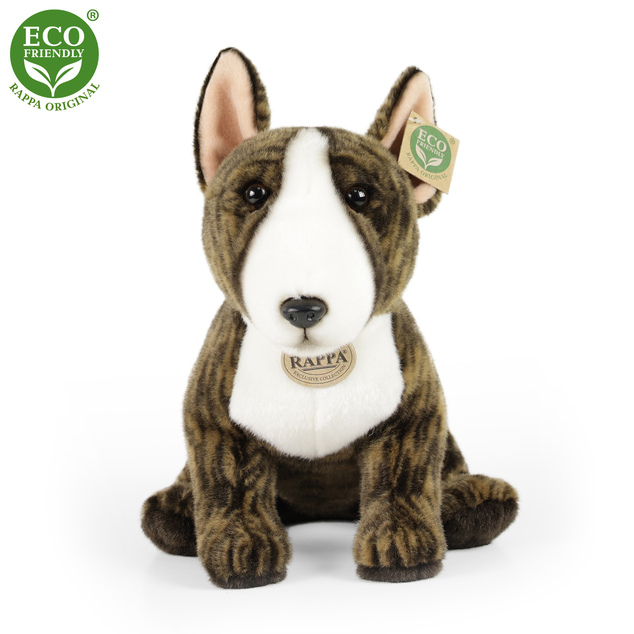 Plyšový pes anglický bulteriér 30 cm ECO-FRIENDLY