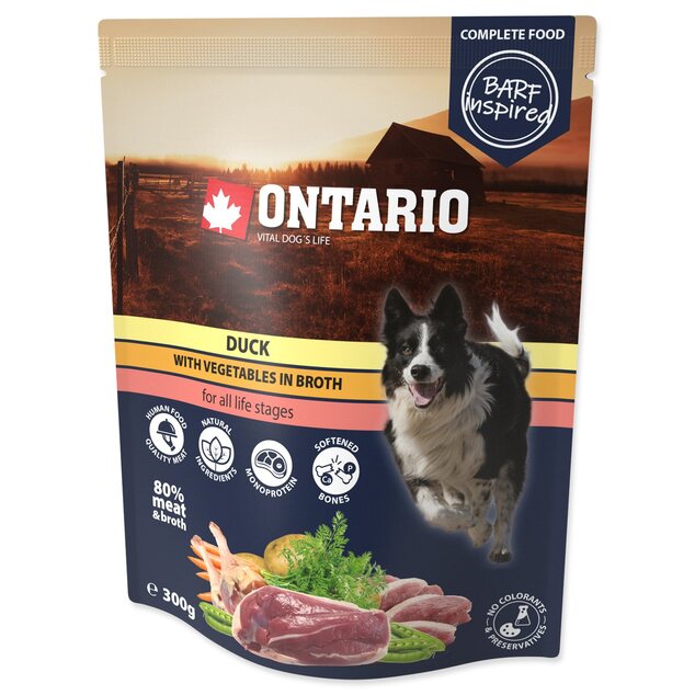 Kapsička Ontario kačka so zeleninou vo vývare 300g