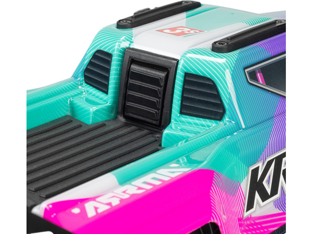 Arrma Mini Kraton 3S DSC BLX 1:16 4WD RTR turkizna/roza