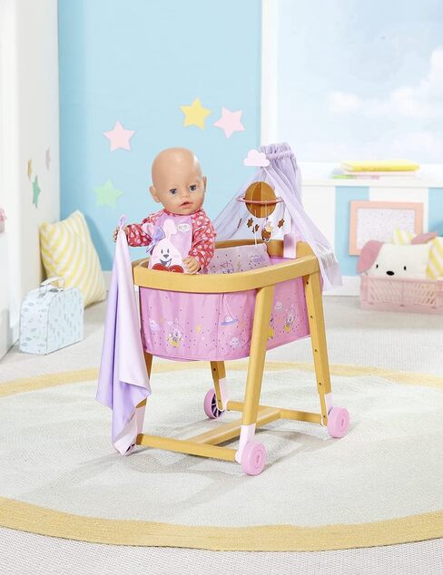 Zapf BABY born Postieľka na kolieskach