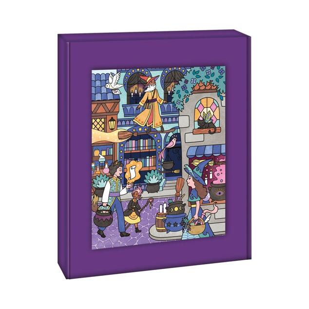 Janod Atelier Kreatívna sada Maxi Maľovanie vodovými farbami Magická škola