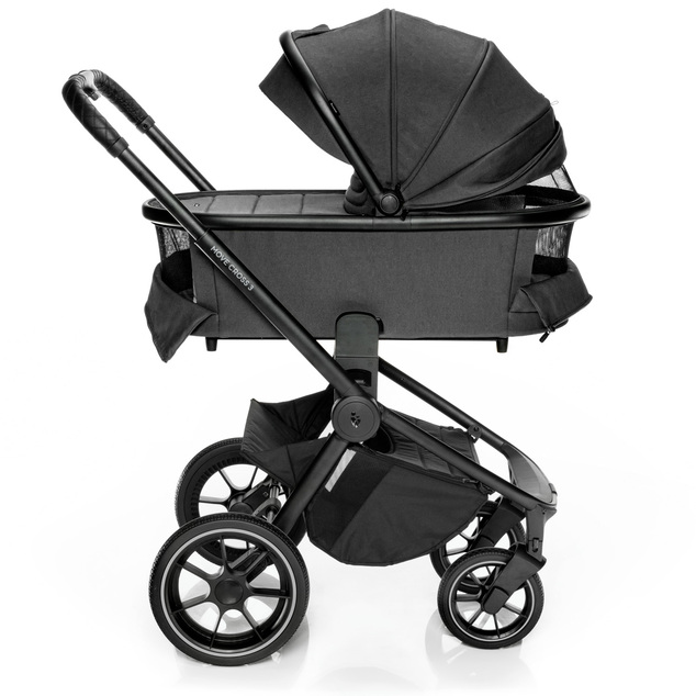 Set kočík Move Cross 3 + hlboká korba Move XL 3 + autosedačka, All Black
