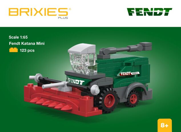 BRIXIES Plus 222.708 Fendt Katana 65 Mini - zberová rezačka, 1:65, 123 k
