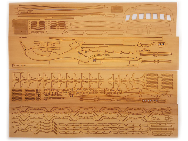 Vanguard Models HMS Indefatigable 1794 1:64 kit
