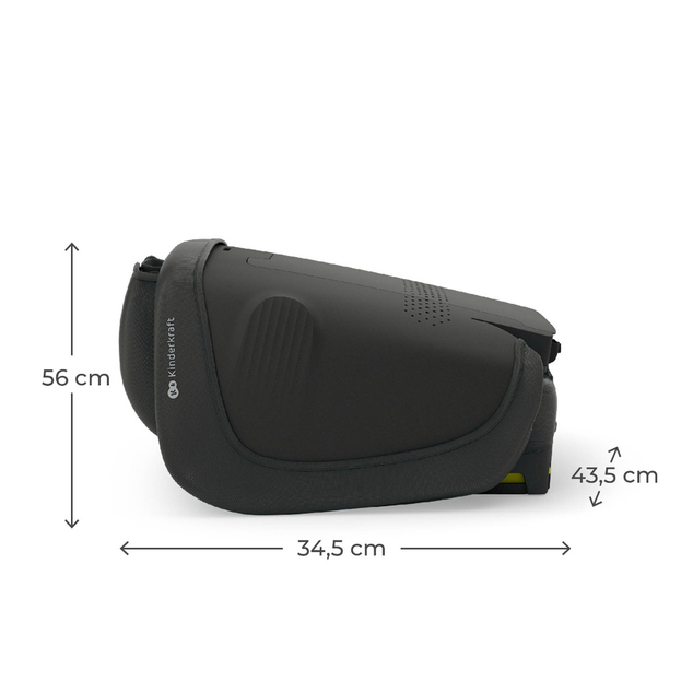 KINDERKRAFT Autosedačka skladacia Unity 2 I-Size (100-150 cm) Black