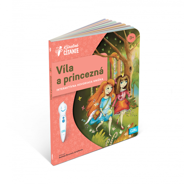 Albi Kúzelné čítanie Kniha Víla a princezná