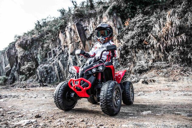 Elektrická štvorkolka Can-am Renegade, 12V červená