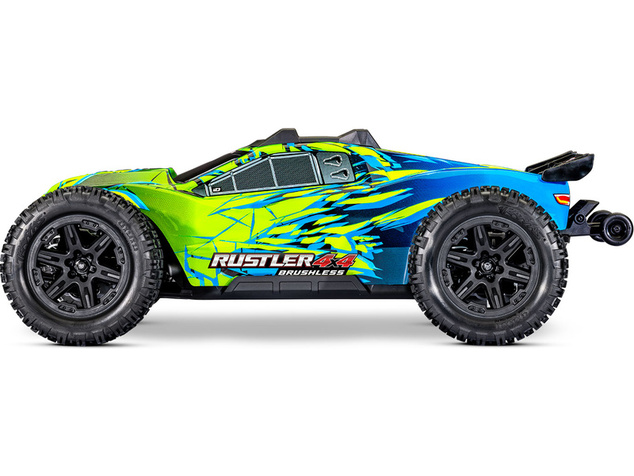 Traxxas Rustler 4x4 1:10 VX3 RTR albastru