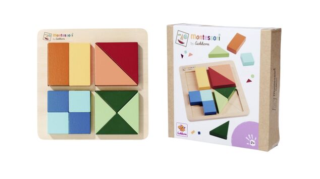 Montessori Štvorce skladačka puzzle