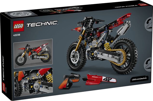 LEGO® Technic 42238 Moto Ducati Desmo450 MX Factory