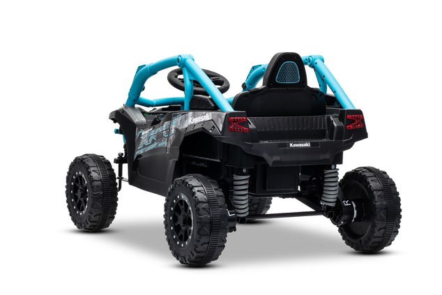 Elektrické autíčko Kawasaki TERYX KRX 1000 12V, modré, jednomiestne, odpružená zadná nápra