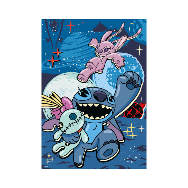 Puzzle Stitch 100 xl dielikov neón