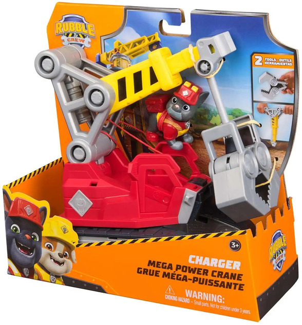Spin Master Paw Patrol Rubble &amp; Crew Funkčné stavebné vozidlo Charger