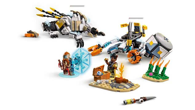 LEGO® Horizon Adventures™ 77037 Aloy a Varl vs. Shell-Walker a Sawtooth