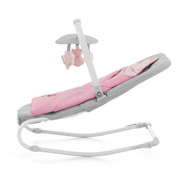 KINDERKRAFT Schaukel vibrierend mit Melodie Felio 2 Peony Rose 0m+, bis 9 kg