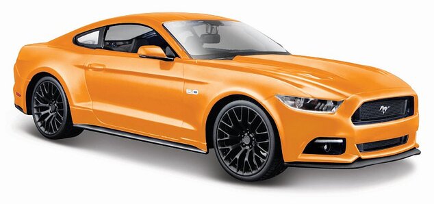 Maisto - 2015 Ford Mustang GT, oranžový, 1:24