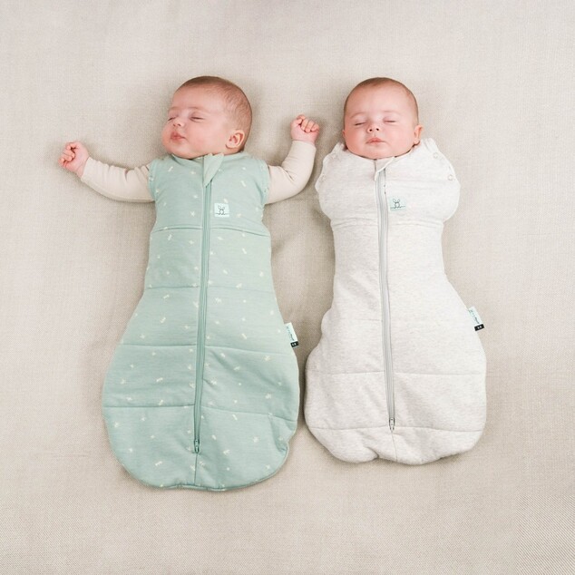 ERGOPOUCH Пелена и спален чувал 2в1 Cocoon Sage 3-6 м, 6-8 кг, 2,5 tog