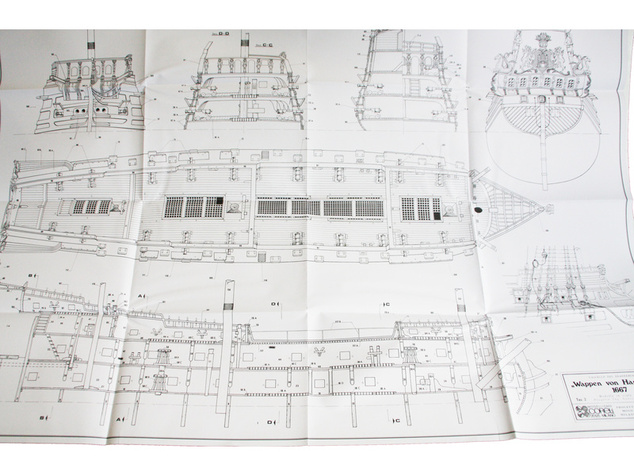 COREL Wappen von Hamburg 1667 1:50 kit