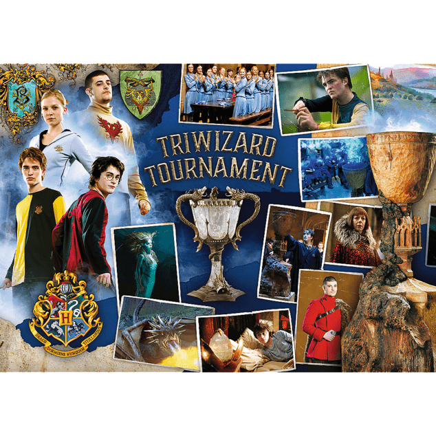 Trefl Puzzle Harry Potter Tournament 3v1 400 + 500 + 600 dielikov