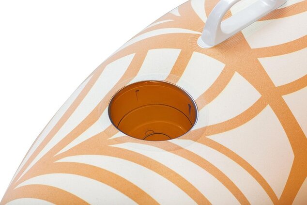 Bestway Nafukovací kruh/kreslo s úchytmi Comfort Plush Deluxe, 118x117cm